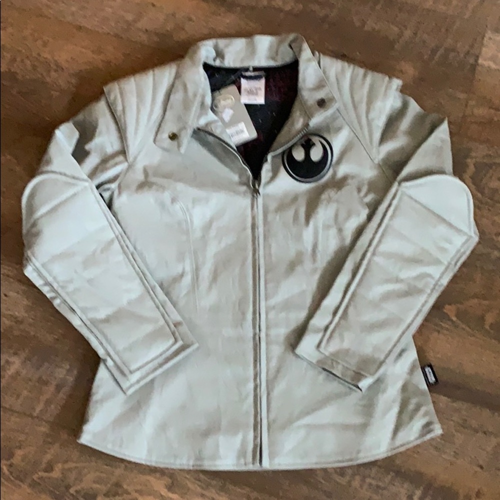 EUC Disney Star Wars Jacket  size 9/10 Gray
